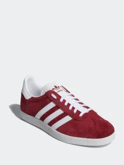 adidas originals Burgundy Red Gazelle Trainers