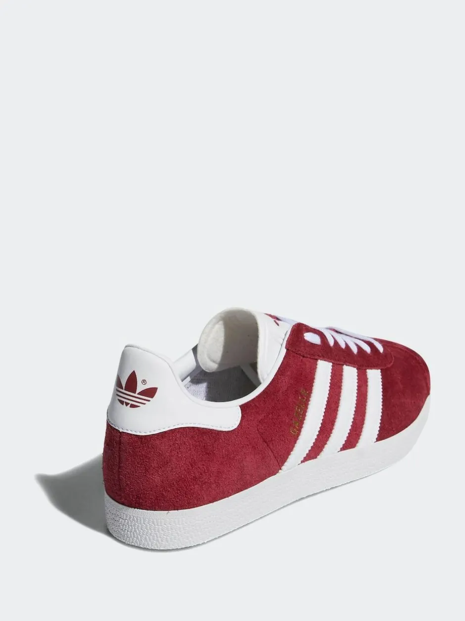 adidas originals Burgundy Red Gazelle Trainers