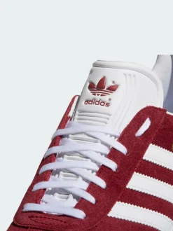 adidas originals Burgundy Red Gazelle Trainers