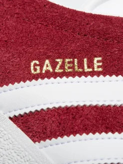 adidas originals Burgundy Red Gazelle Trainers