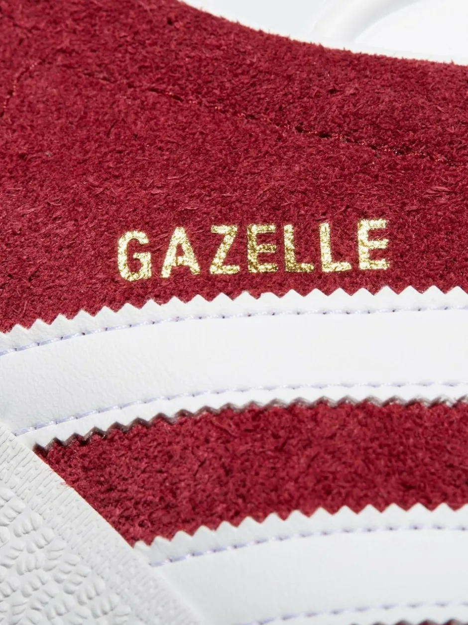 adidas originals Burgundy Red Gazelle Trainers