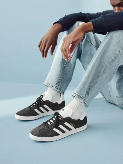 adidas originals Charcoal Gazelle Trainers
