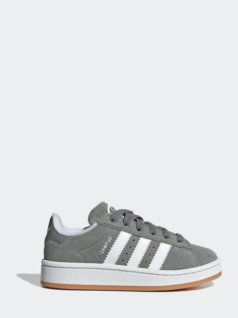 adidas originals Grey Light Campus 00s Elastic Lace Kids Trainers