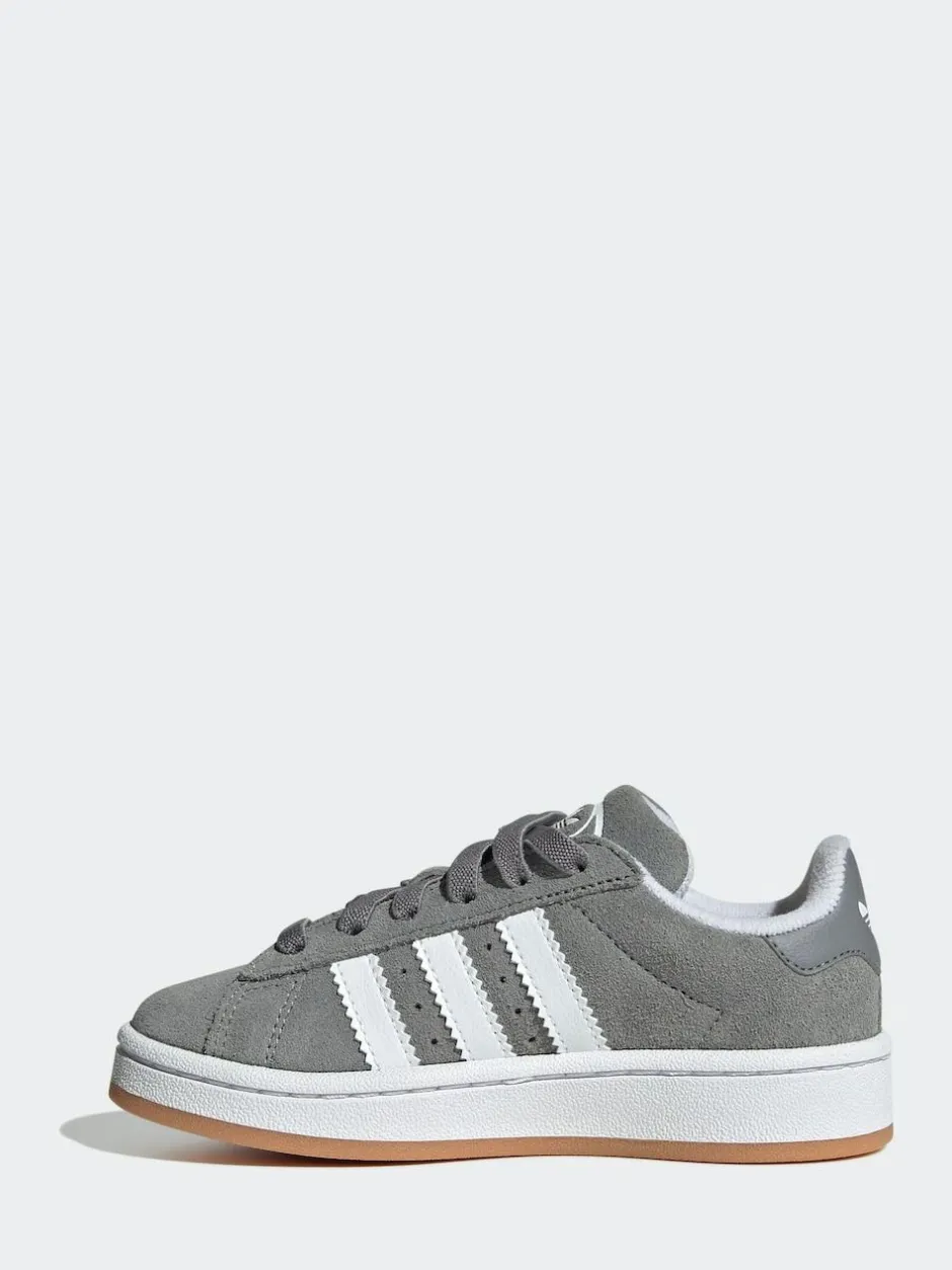 adidas originals Grey Light Campus 00s Elastic Lace Kids Trainers