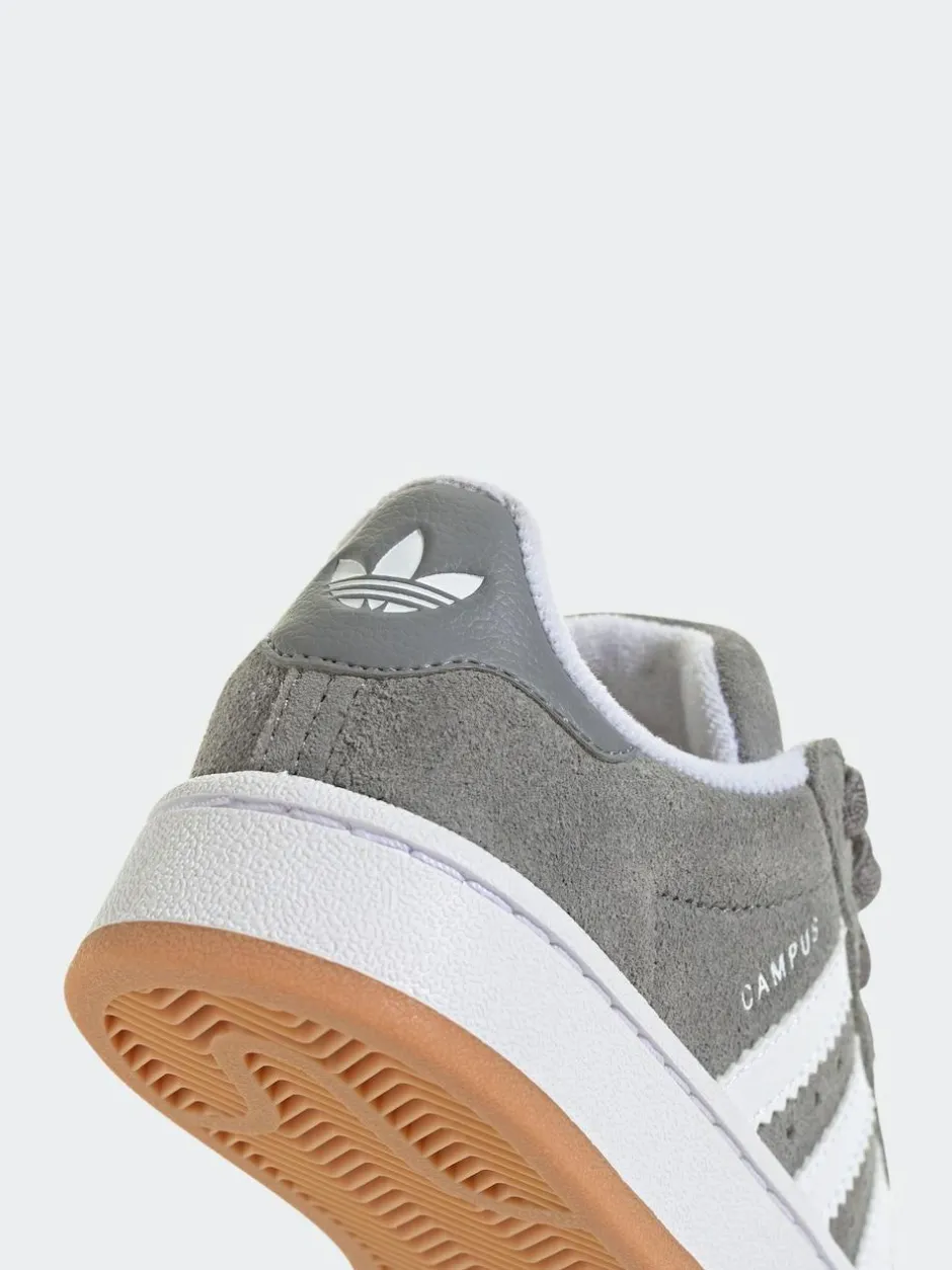 adidas originals Grey Light Campus 00s Elastic Lace Kids Trainers