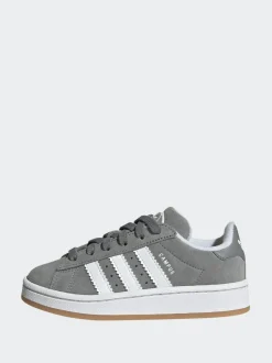 adidas originals Grey Light Campus 00s Elastic Lace Kids Trainers