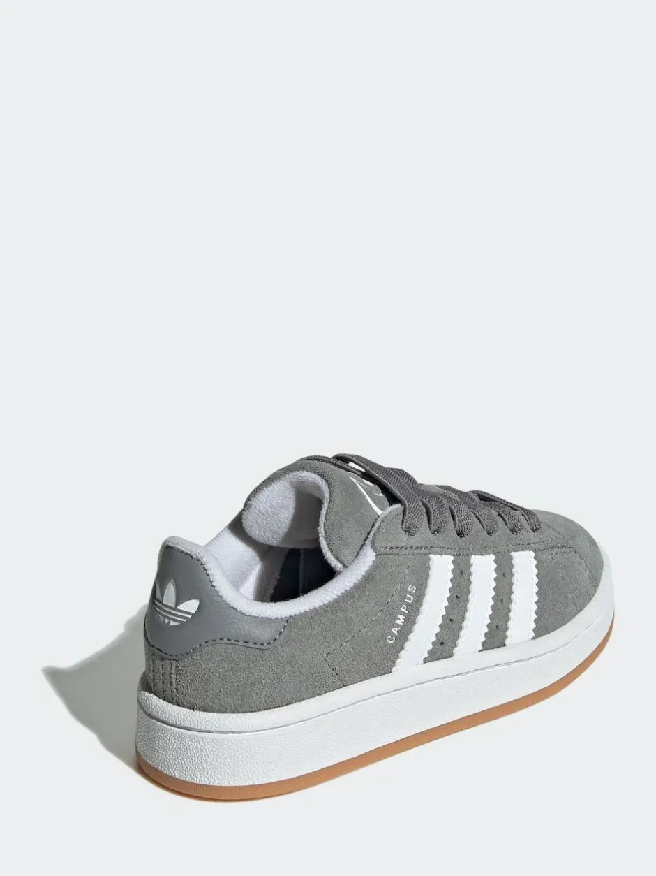 adidas originals Grey Light Campus 00s Elastic Lace Kids Trainers