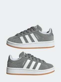 adidas originals Grey Light Campus 00s Elastic Lace Kids Trainers
