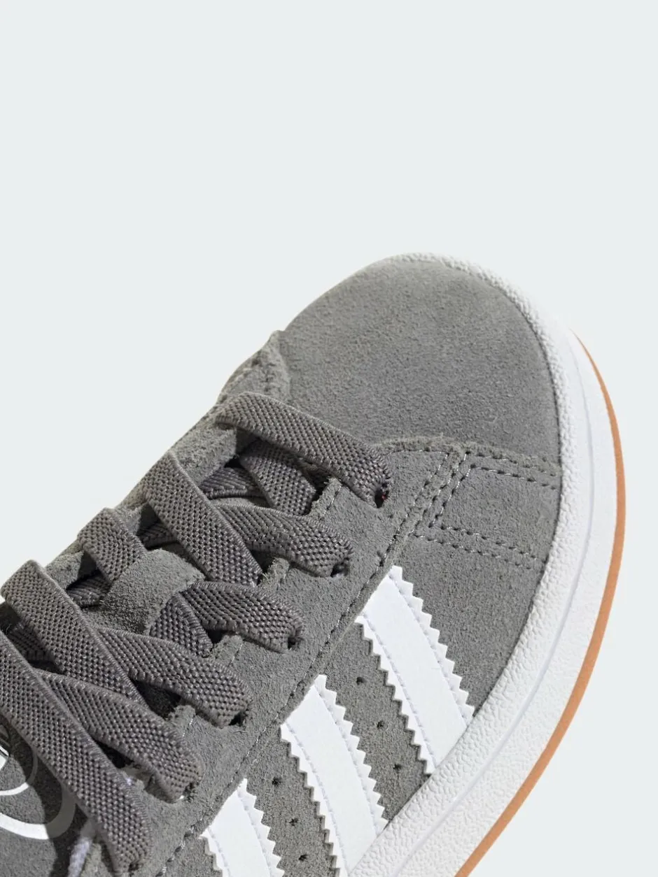 adidas originals Grey Light Campus 00s Elastic Lace Kids Trainers