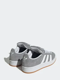 adidas originals Grey/White Campus 00s Lace Junior Trainers Clearance