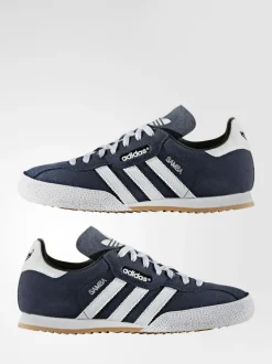 adidas originals Samba Suede Trainers Navy New