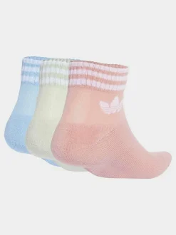 adidas originals Ankle Socks 3 Pack Pink Discount