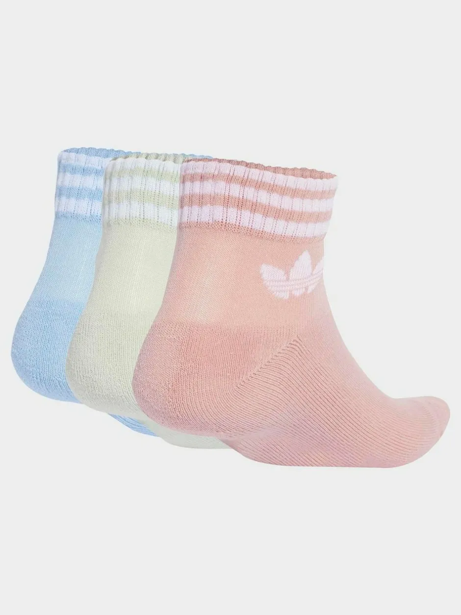adidas originals Ankle Socks 3 Pack Pink Discount