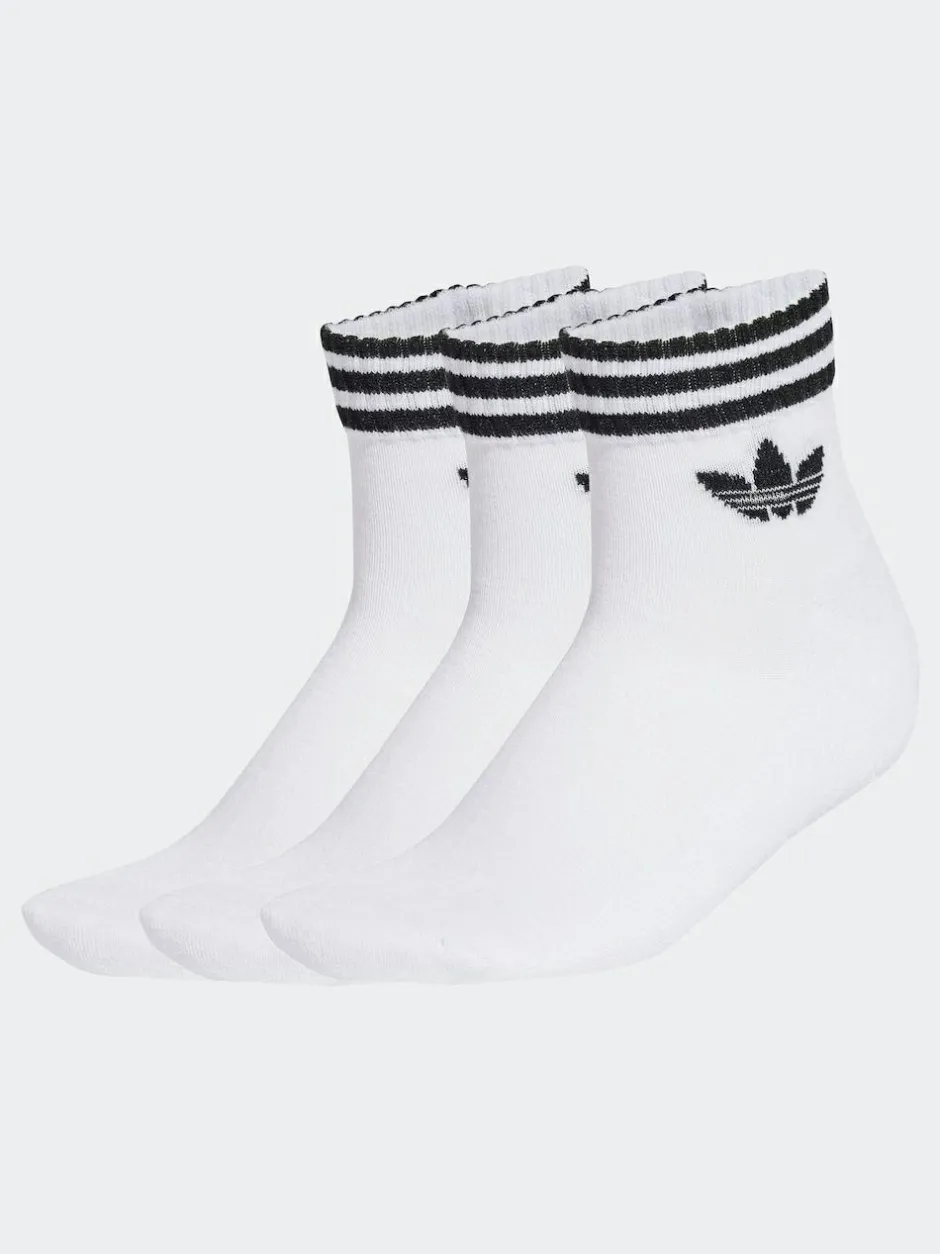 adidas originals Ankle Socks 3 Pack White Online