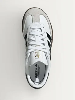 adidas originals White/Black Samba OG Kids Trainers