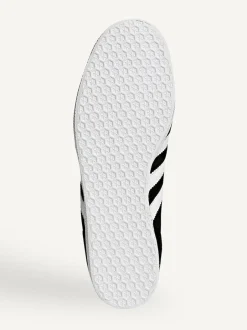 adidas originals White/Black Gazelle Trainers Sale