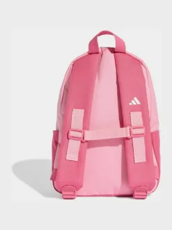 adidas Pink 3 Bar Kids Backpack Outlet