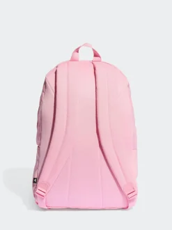 adidas Pink Classic 3 Bar Logo Backpack Clearance