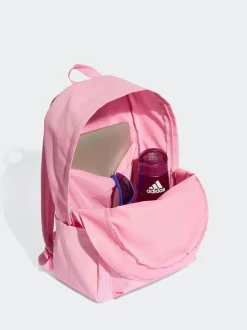 adidas Pink Classic 3 Bar Logo Backpack Clearance