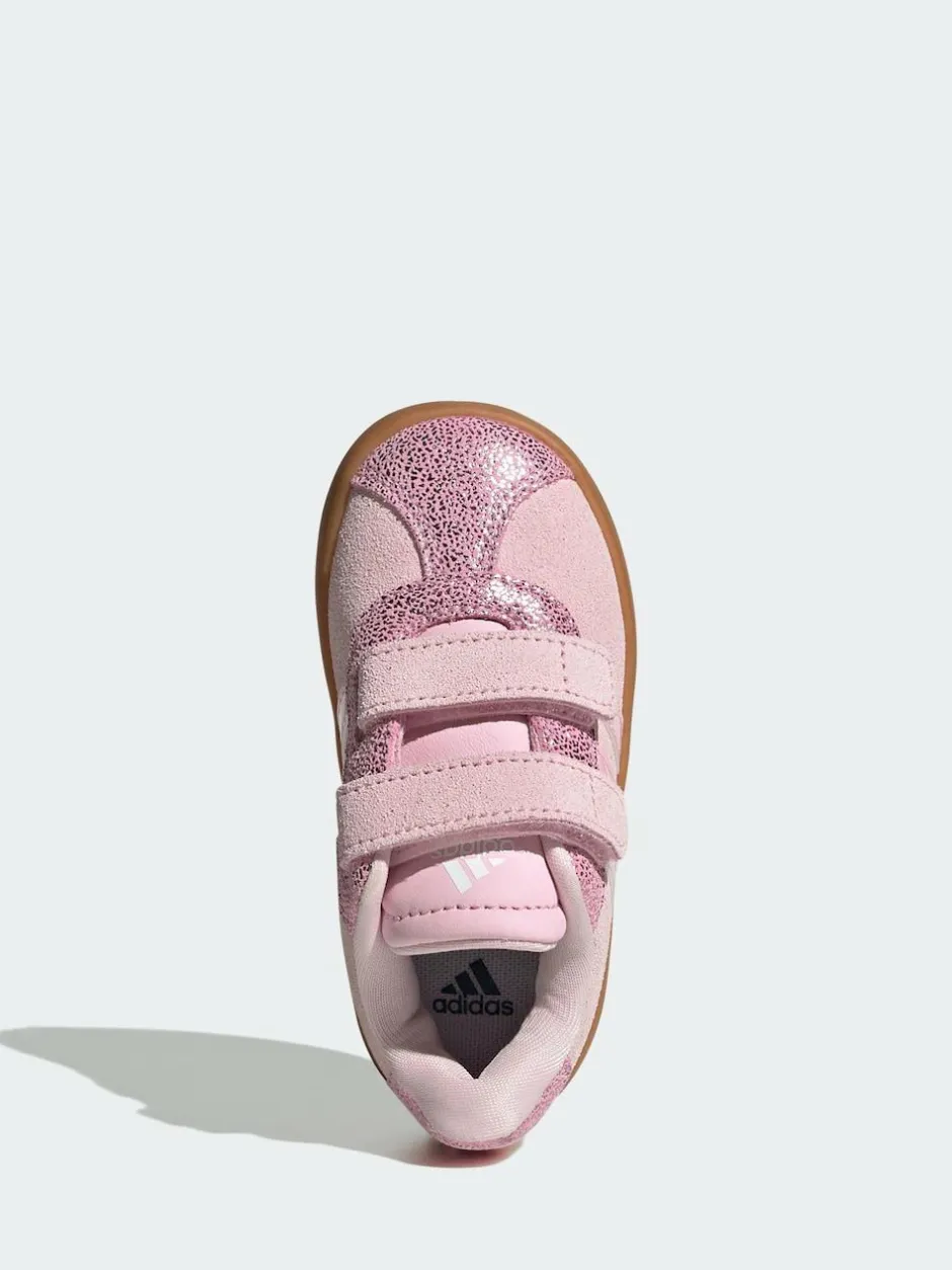 adidas VL Court 3.0 Hook and Loop Kids Trainers Pink Best