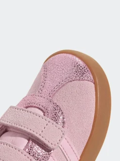 adidas VL Court 3.0 Hook and Loop Kids Trainers Pink Best