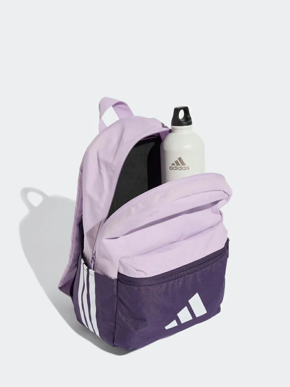 adidas Purple 3 Bar Kids Backpack Hot