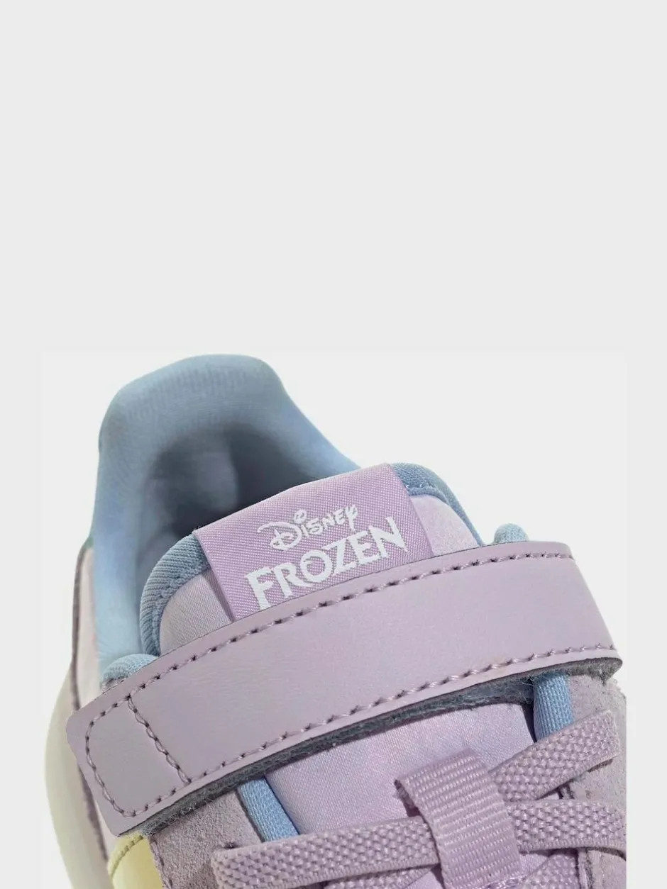adidas Disney Frozen Barreda Decode Kids Trainers Purple Clearance