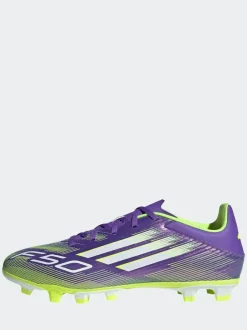 adidas Purple/White Adult F50 Club Firm/Multi Ground Boots Hot