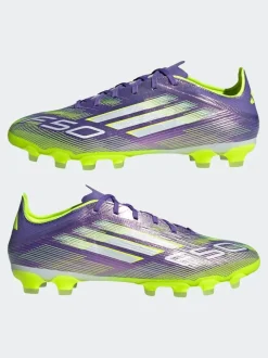 adidas Purple/White Adult F50 Pro Ground Boots Outlet