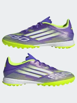 adidas Purple/White Adult F50 League Turf Boots Online