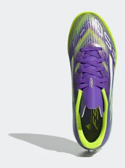 adidas Purple/White Kids F50 League Turf Boots Best