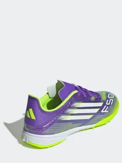 adidas Purple/White Kids F50 League Turf Boots Best