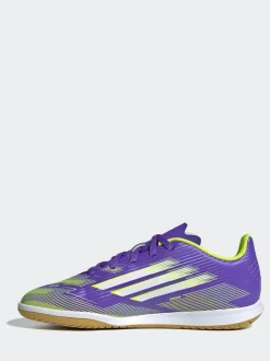 adidas Purple/White Kids F50 Club Indoor Boots Sale