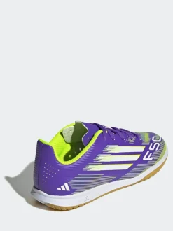 adidas Purple/White Kids F50 Club Indoor Boots Sale