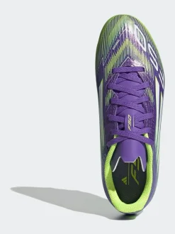 adidas Purple/White Kids F50 League Firm/Multi Ground Boots Sale