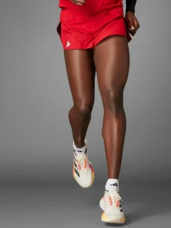 adidas Adizero Essentials Running Split Shorts Red Online