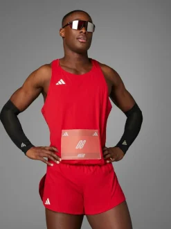 adidas Adizero Essentials Running Split Shorts Red Online