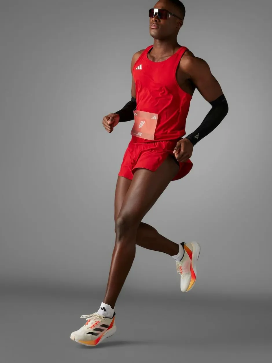 adidas Adizero Essentials Running Split Shorts Red Online