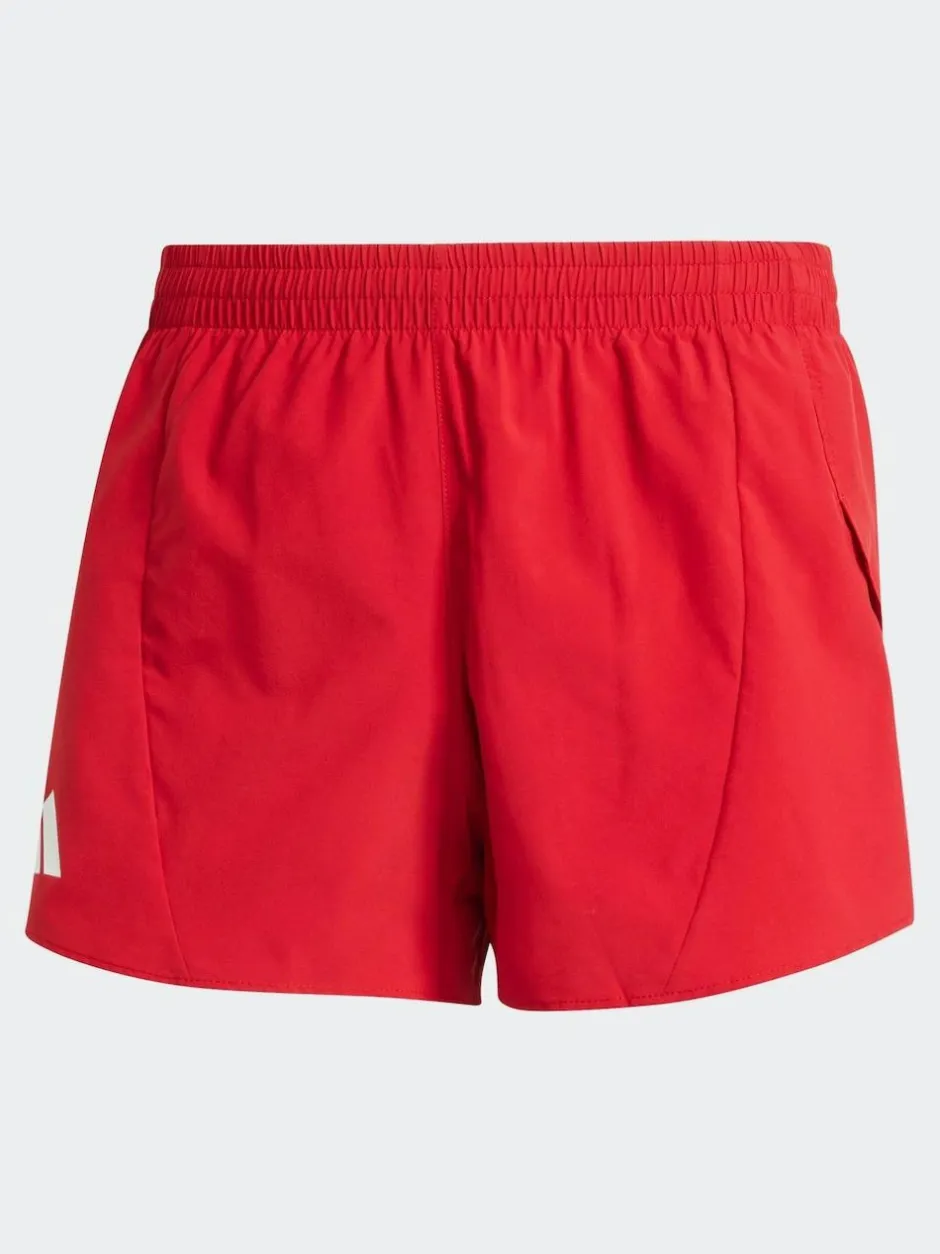 adidas Adizero Essentials Running Split Shorts Red Online