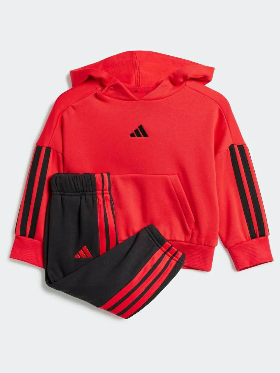 adidas Essentials Infant Tracksuit Red