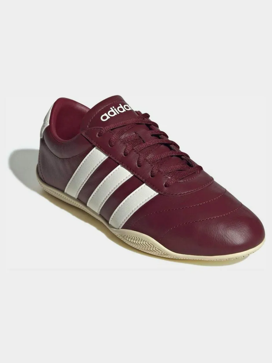 adidas Red/White Grand Court Lo Trainers Outlet