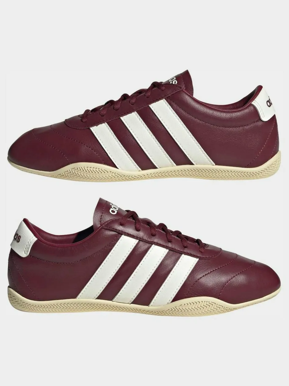 adidas Red/White Grand Court Lo Trainers Outlet
