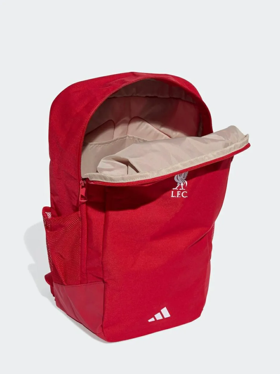 adidas Red/White Liverpool FC Backpack Clearance