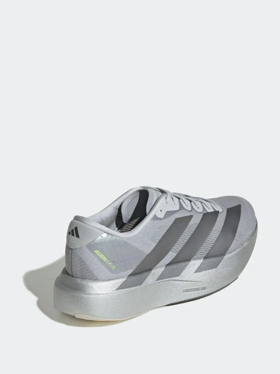 adidas Adizero EVO SL Trainers Silver (Metal) Outlet