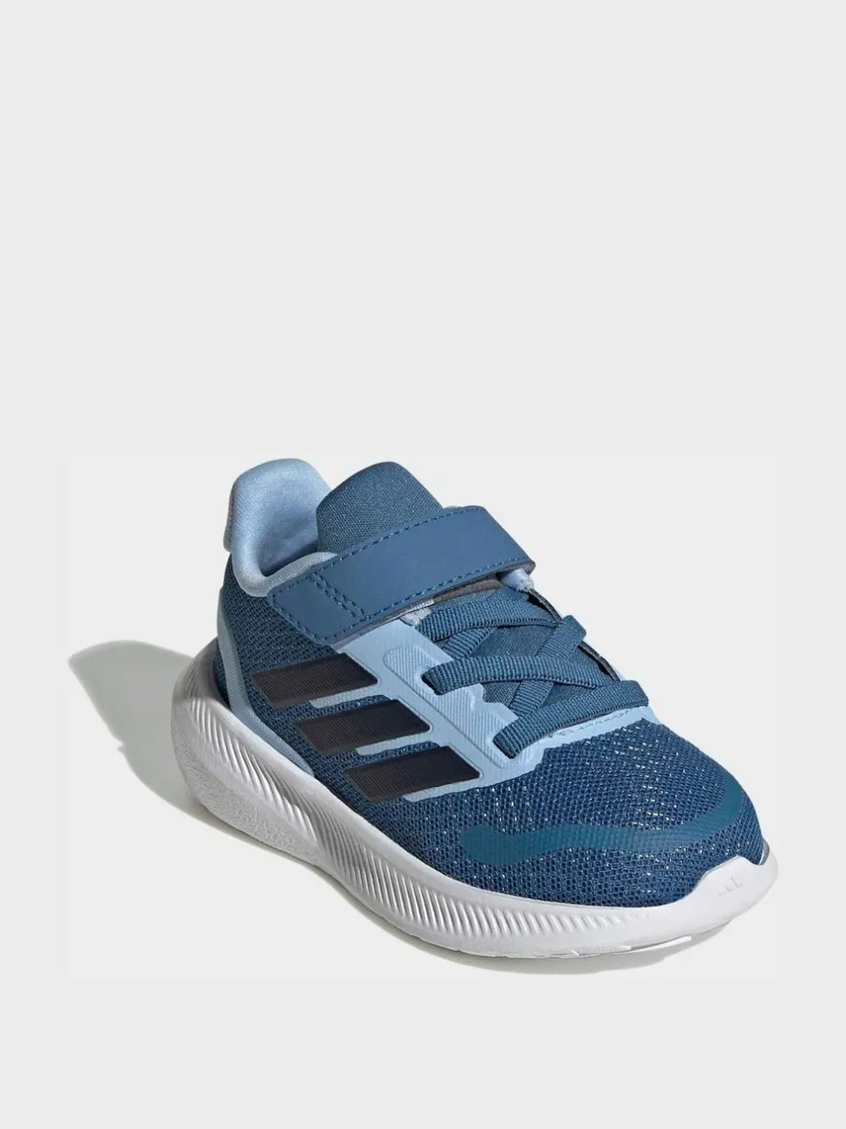adidas Sky Blue Runfalcon 5 Hook and Loop Easy On Infant Trainers Best
