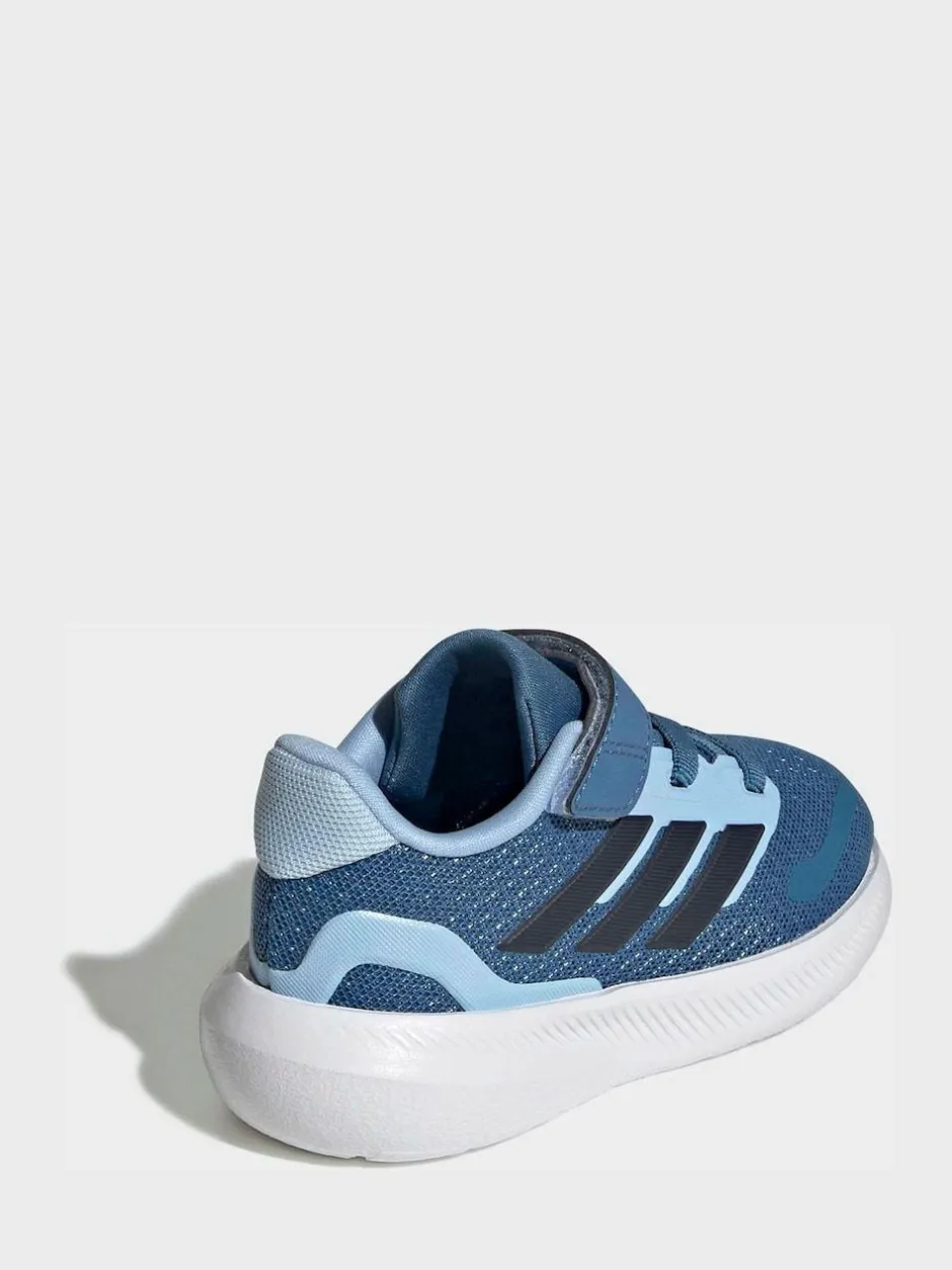 adidas Sky Blue Runfalcon 5 Hook and Loop Easy On Infant Trainers Best