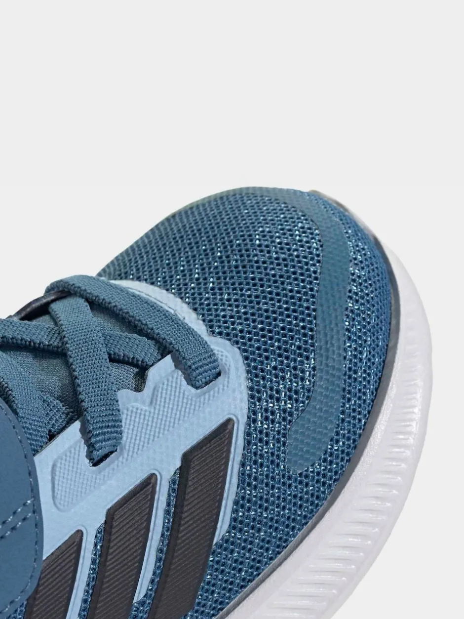 adidas Sky Blue Runfalcon 5 Hook and Loop Easy On Infant Trainers Best