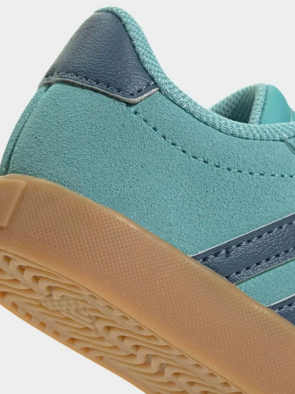 adidas Teal VL Court 3.0 Hook and Loop Infant Trainers Hot