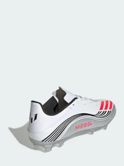 adidas White F50 Messi League Firm/Multi-Ground Boots Sale