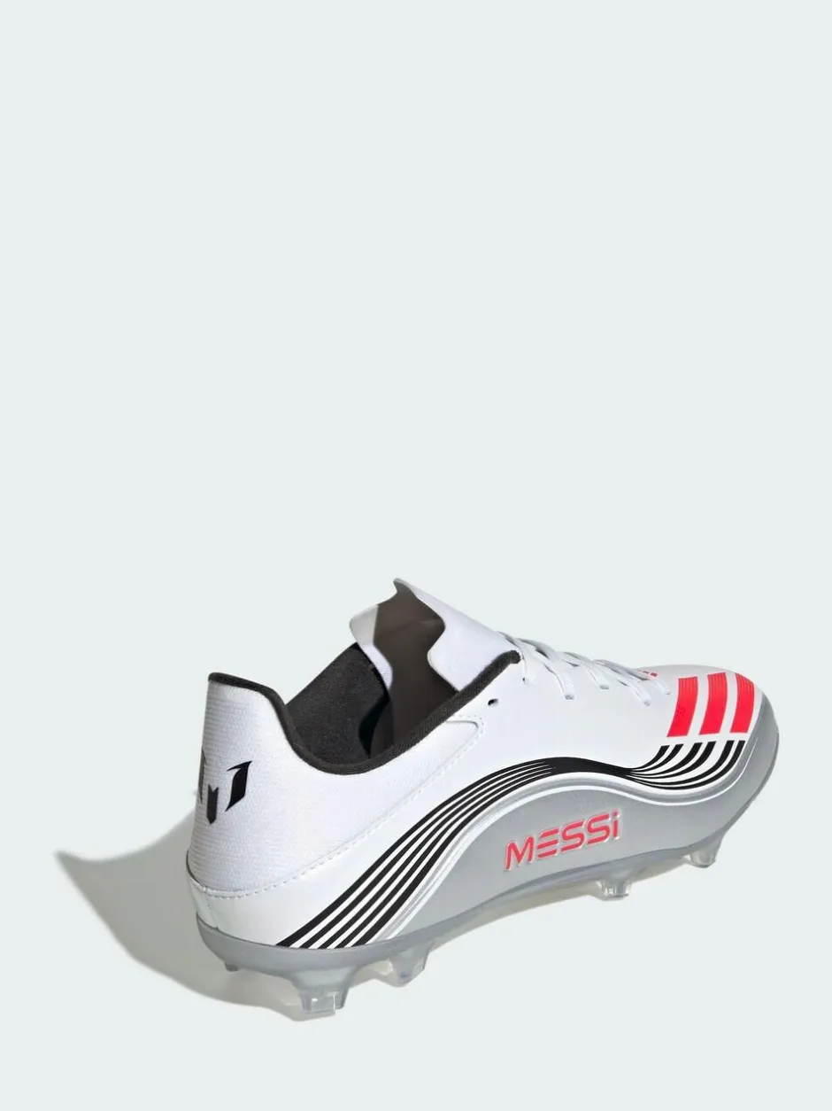 adidas White F50 Messi League Firm/Multi-Ground Boots Sale